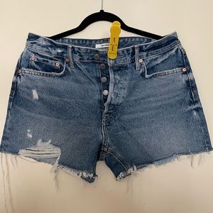 Grlfrnd distress Shorts.